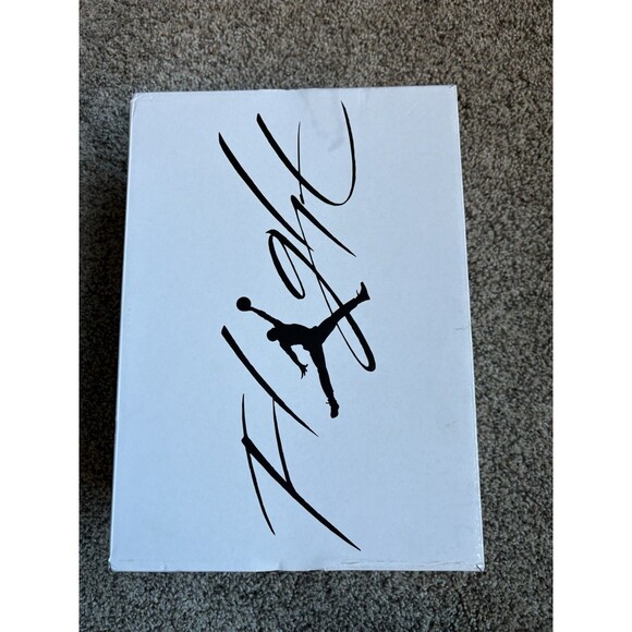 Nike Air Jordan 4 Retro White Thunder BOX ONLY REPLACEMENT BOX Size 6.5 Youth - Picture 1 of 6